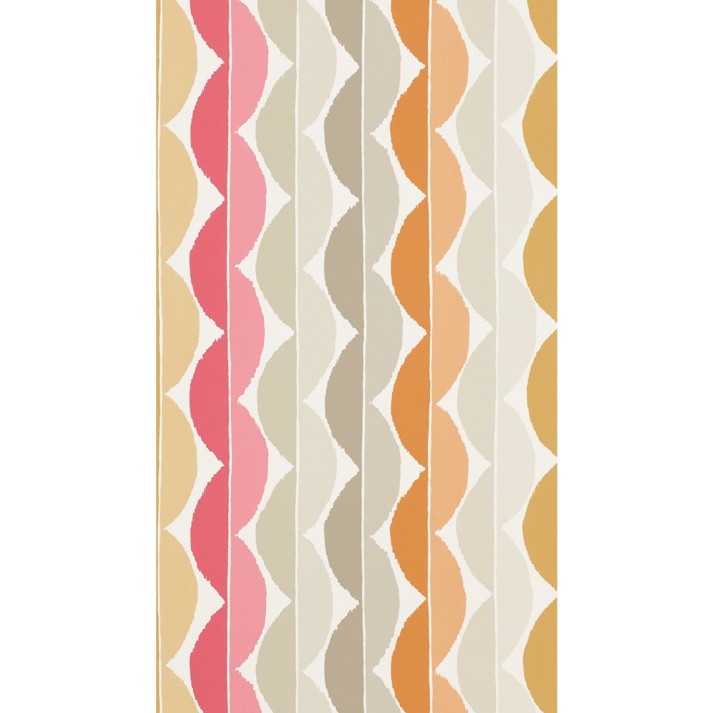 Yoki Retro Wallpaper 110830 by Scion in Terracotta Amber Yellow